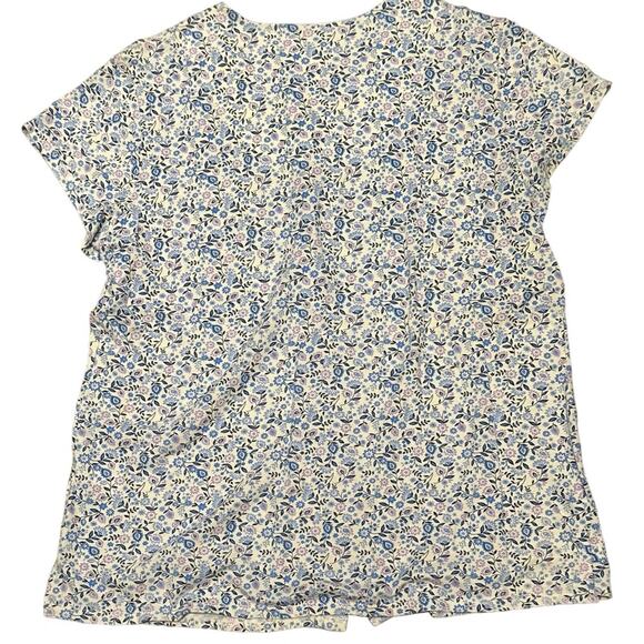 Celestial Dreams Women’s Size Medium Cropped Floral Pajama Set - Picture 2 of 7